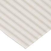 Boerderij Beige Linnen Ticking Strepen Korte Tafelloper (Hoek)