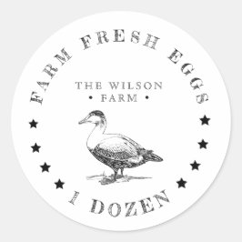 boerderij beste sterren eend Ei Karton Sticker