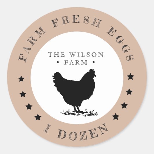 boerderij beste sterren Egg Carton Sticker (Voorkant)