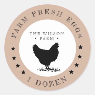 boerderij beste sterren Egg Carton Sticker