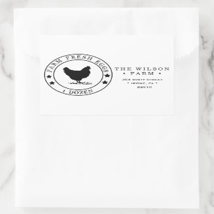 Boerderij Beste Sterren Ei Karton Adres Sticker