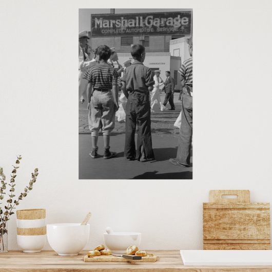  Boerderij Beveiligingsbeheer afdrukken Poster (Keuken)