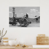 Boerderij Beveiligingsbeheer afdrukken Poster (Keuken)