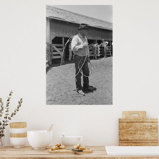  Boerderij Beveiligingsbeheer afdrukken Poster (Keuken)