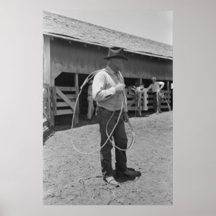 Boerderij Beveiligingsbeheer afdrukken Poster