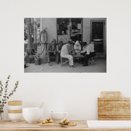  Boerderij Beveiligingsbeheer afdrukken Poster (Keuken)