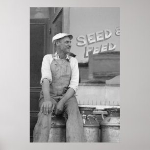  Boerderij Beveiligingsbeheer afdrukken Poster