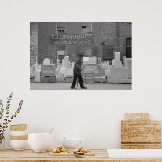  Boerderij Beveiligingsbeheer afdrukken Poster (Keuken)