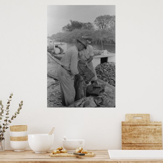 Boerderij Beveiligingsbeheer afdrukken Poster (Keuken)