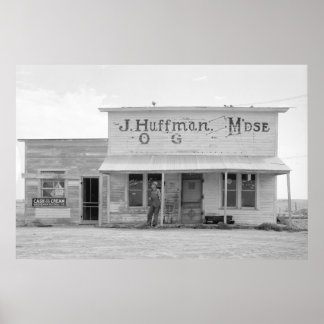 Boerderij Beveiligingsbeheer afdrukken Poster