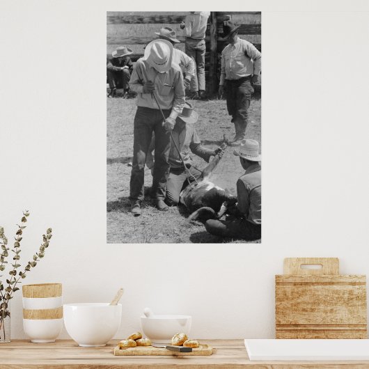  Boerderij Beveiligingsbeheer afdrukken Poster (Keuken)