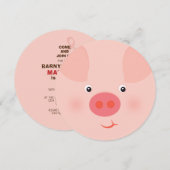 Boerderij Biggetje Kaart (Voorkant / Achterkant)