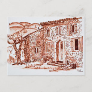 Boerderij bij Grasse   Provence, Frankrijk Briefkaart