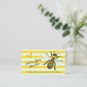 Boerderij bijenteelt Apiary bijen | Honeybee Strip Visitekaartje (Staand voorkant)