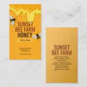 Boerderij bijenteelt Visitekaartje (Voorkant / Achterkant)