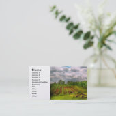 Boerderij - Biologische landbouw Visitekaartje (Staand voorkant)