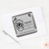  Boerderij Biologische Verse Eieren Kippen Vierkante Sticker (Envelop)