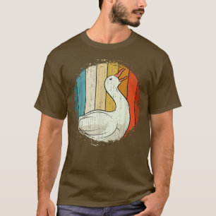 Boerderij Bird Goose Lover Farmer Animal Retro Goo T-shirt