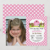 Boerderij Birthday Invitation Barnyard Party Kaart (Voorkant / Achterkant)