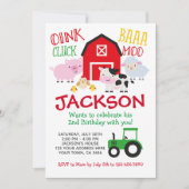 Boerderij Birthday Kaart (Voorkant)