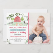 Boerderij Birthday Kaart (Voorkant)