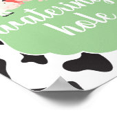 Boerderij 'Birthday Party Sign Watering Hole' Poster (Hoek)