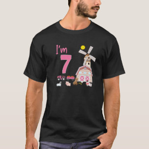 Boerderij Birthday Thema Girls 2nd 3rd 5 T-shirt
