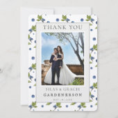 Boerderij Blauwe Bessen Trouw Dank Je Kaart (Voorkant)