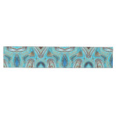 boerderij blauwgroen blauw Woodgrain turquoise swi Medium Tafelloper (Horizontaal)