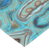 boerderij blauwgroen blauw Woodgrain turquoise swi Tafelkleed (Gekanteld)