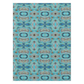 boerderij blauwgroen blauw Woodgrain turquoise swi Tafelkleed (Voorkant)