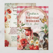 Boerderij Bloem Fris Feest  Kaart (Voorkant / Achterkant)