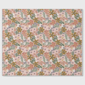 Boerderij Bloemen Cadeaupapier (Vlak)