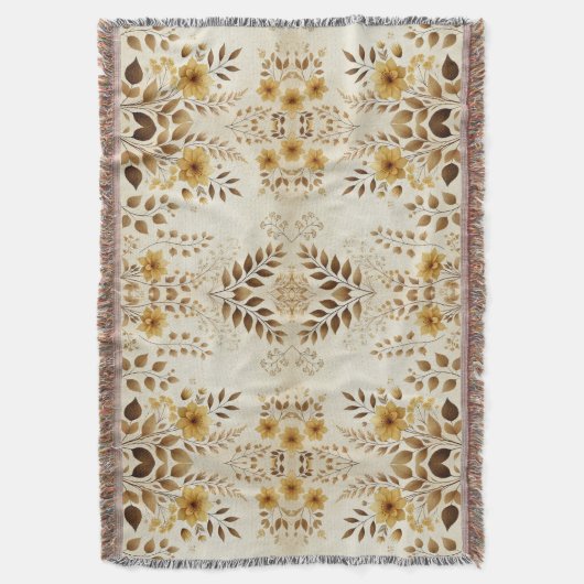 Boerderij Bloemen Deken (Voorkant Verticaal)