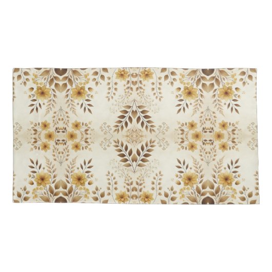 Boerderij Bloemen Kussensloop (Achterkant)