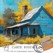 Boerderij Bloemen Rustieke  Textuur Decoupage Inpakpapier Vel