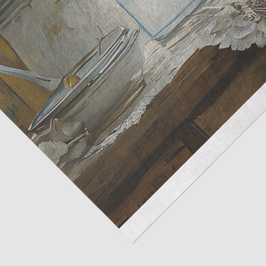 Boerderij Bloemen Rustieke  Textuur Decoupage Tissuepapier (Detail)