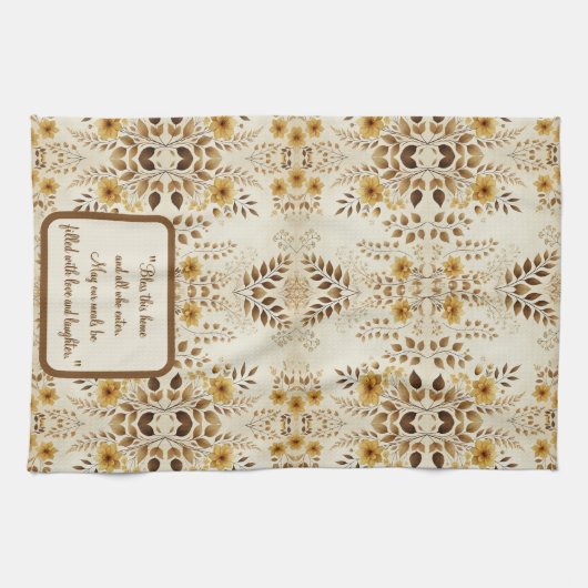 Boerderij Bloemen  Theedoek (Horizontaal)