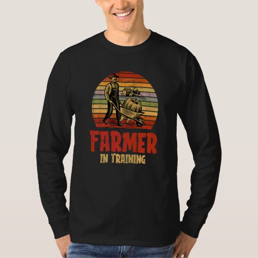 Boerderij boer boer in Traini T-shirt (Voorkant)