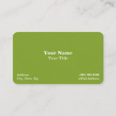 Boerderij / Boer / Landbouw Visitekaartje (Achterkant)