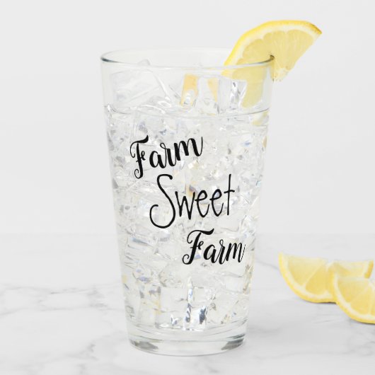 Boerderij Boerderij Drink glas (Achterkant ijs)