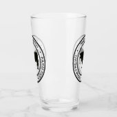 Boerderij Boerderij Fresh Bull Koe Silhouette Glas (Links)