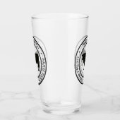 Boerderij Boerderij Fresh Bull Koe Silhouette Glas (Rechts)