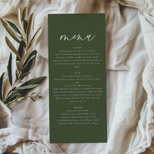 Boerderij botanisch blad elegant rustiek menu