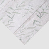 Boerderij Botanisch Wit Hout Landelijke Bladeren Tissuepapier (Detail)