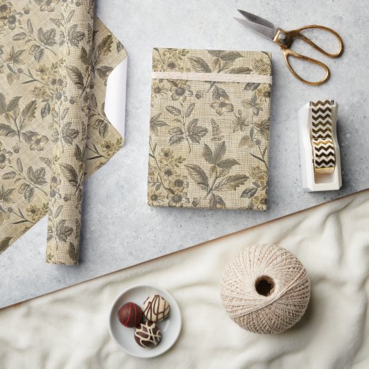 Boerderij Botanische Decoupage Design Cadeaupapier (Crafts)