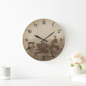 Boerderij Boy & Antiek Tractor Brown Grote Klok (Huis)