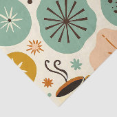 Boerderij Brew: Rustiek Koffieweefsel Papier (Detail)