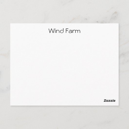 Boerderij Briefkaart (Achterkant)