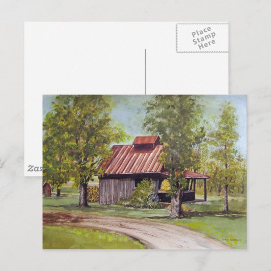 BOERDERIJ - BRIEFKAART (Voorkant / Achterkant)